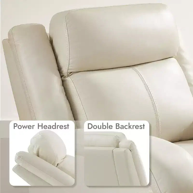 Fauteuil inclinable électrique avec appui-tête électrique et ports de chargement