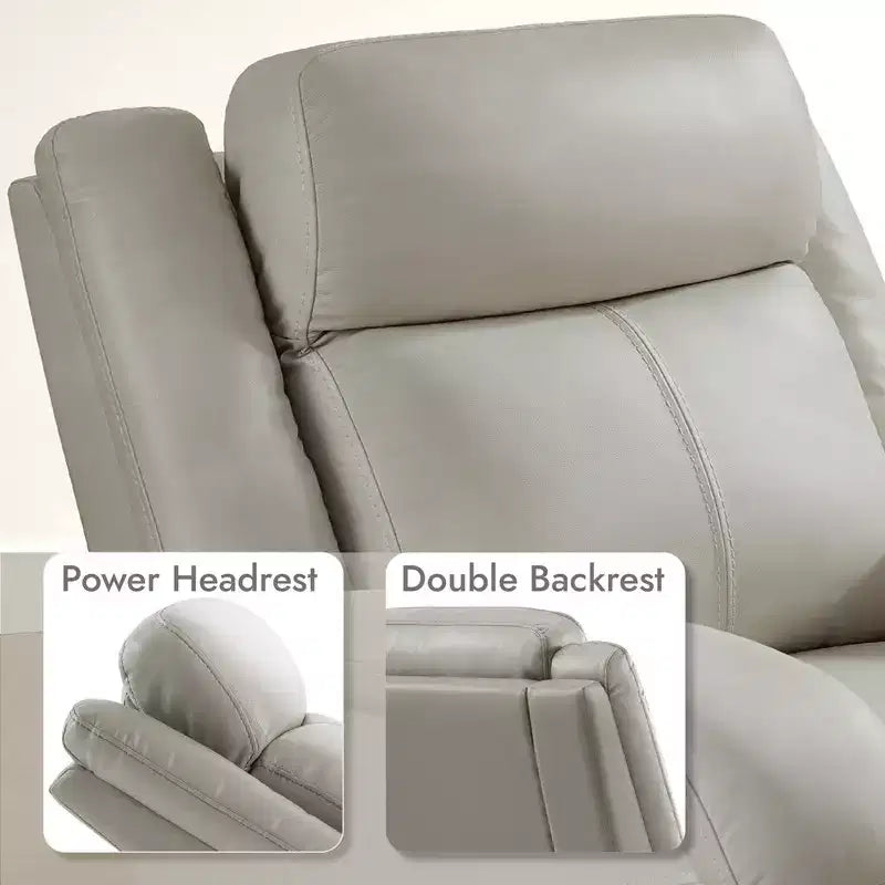 Fauteuil inclinable électrique avec appui-tête électrique et ports de chargement