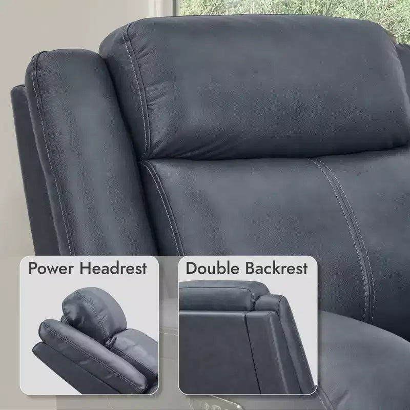 Fauteuil inclinable électrique avec appui-tête électrique et ports de chargement
