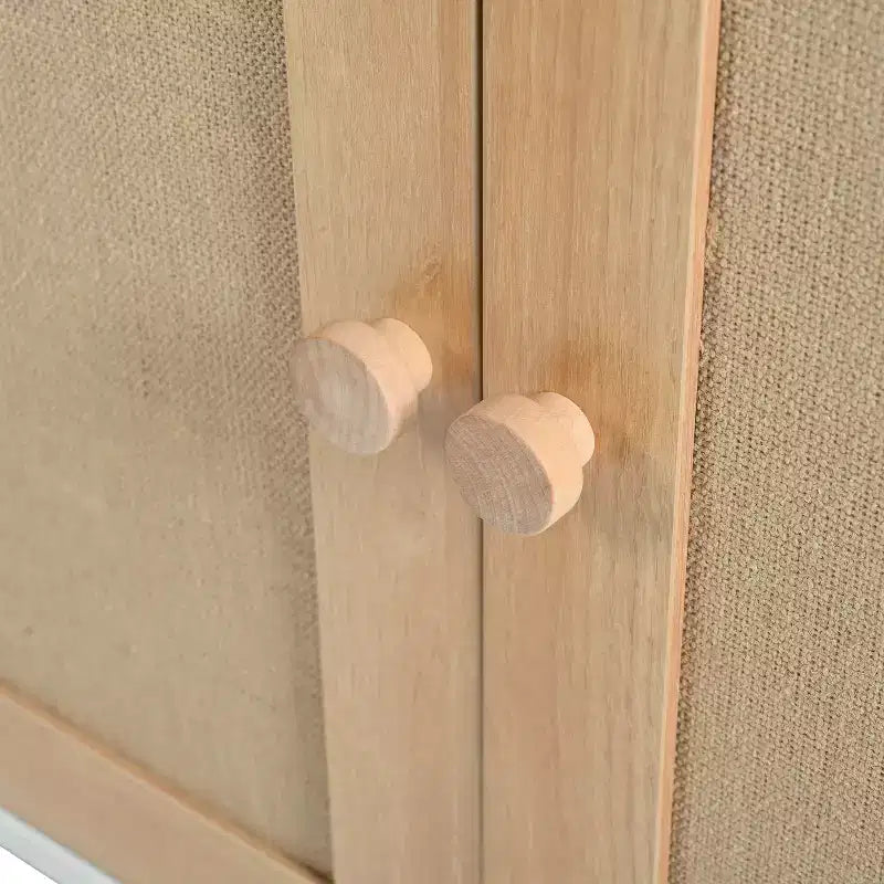 Meuble de rangement moderne avec griffoir pour chat, armoire de garde-manger avec tiroirs de rangement, table d'appoint pour salon, couloir, blanc
