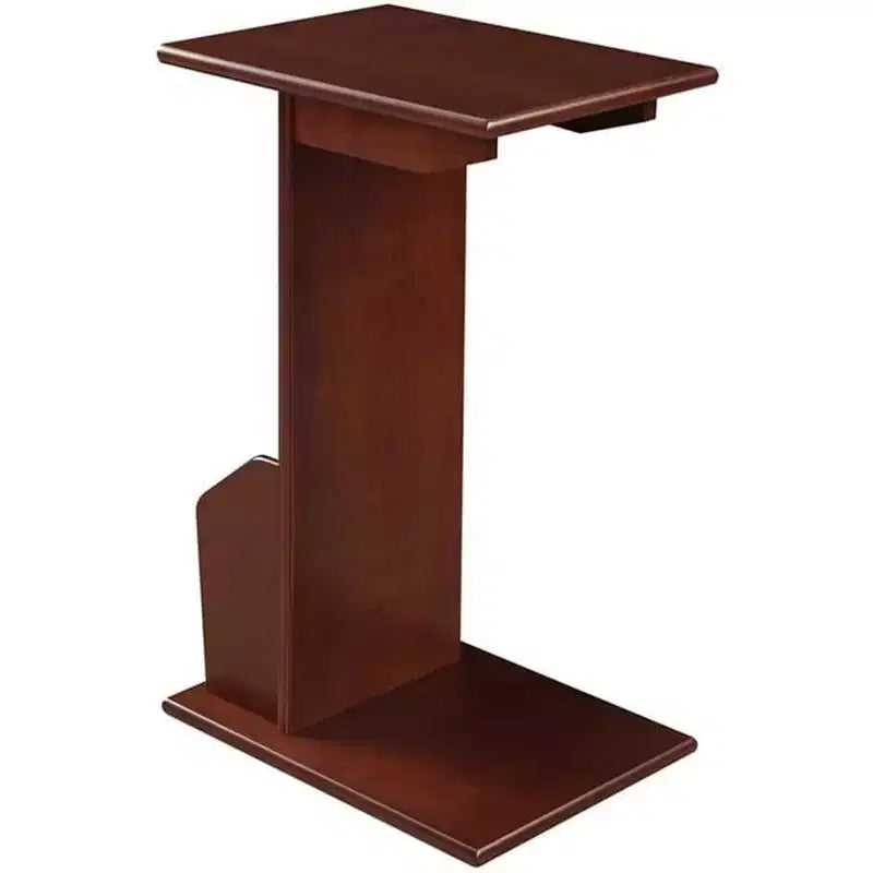 Table d'appoint ronde à fuseau avec finition noir brillant, parfaite pour les clés, les boissons, les petits accessoires et facile à monter.
